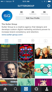 Sutter Group instagram page